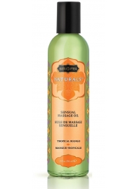 Массажное масло Naturals Tropical Mango с ароматом манго - 236 мл. - Kama Sutra - купить с доставкой в Якутске