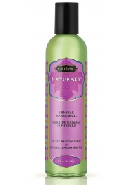 Массажное масло Naturals Island Passion Berry с ароматом тропических фруктов - 236 мл. - Kama Sutra - купить с доставкой в Якутске