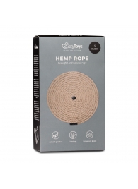 Пеньковая веревка для связывания Hemp Rope - 5 м. - Easy toys - купить с доставкой в Якутске