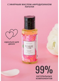 Массажное масло Pleasure Lab Delicate с ароматом пиона и пачули - 50 мл. - Pleasure Lab - купить с доставкой в Якутске