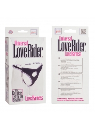 Трусы для страпона с универсальным креплением Universal Love Rider Luxe Harness - California Exotic Novelties - купить с доставкой в Якутске