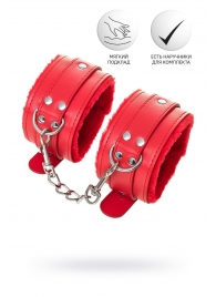 Красные оковы Anonymo из искусственной кожи - ToyFa - купить с доставкой в Якутске Красные оковы Anonymo из искусственной кожи - ToyFa - купить с доставкой в Якутске