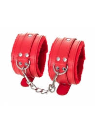 Красные оковы Anonymo из искусственной кожи - ToyFa - купить с доставкой в Якутске Красные оковы Anonymo из искусственной кожи - ToyFa - купить с доставкой в Якутске