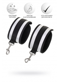 Серебристо-черные оковы Anonymo - ToyFa - купить с доставкой в Якутске Серебристо-черные оковы Anonymo - ToyFa - купить с доставкой в Якутске