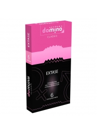 Презервативы с точками и рёбрышками DOMINO Classic Extase - 6 шт. - Domino - купить с доставкой в Якутске