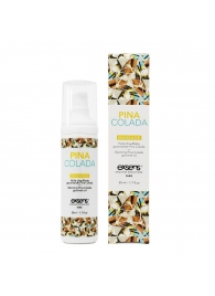 Разогревающее массажное масло с ароматом пина колада Gourmet Pina Colada - 50 мл. - Exsens - купить с доставкой в Якутске