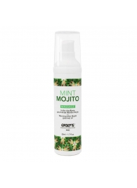 Разогревающее массажное масло с ароматом мохито Gourmet Mint Mojito - 50 мл. - Exsens - купить с доставкой в Якутске