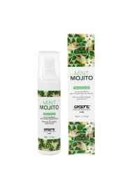 Разогревающее массажное масло с ароматом мохито Gourmet Mint Mojito - 50 мл. - Exsens - купить с доставкой в Якутске