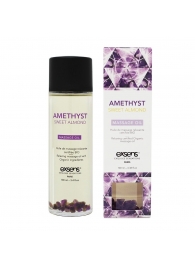 Органическое массажное масло AMETHYST SWEET ALMOND - 100 мл. - Exsens - купить с доставкой в Якутске