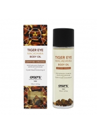 Органическое массажное масло TIGER EYE MACADAMIA - 100 мл. - Exsens - купить с доставкой в Якутске