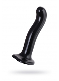 Черный стимулятор для пар P G-Spot Dildo Size M - 18 см. - Strap-on-me - в Якутске купить с доставкой