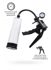 Прозрачная механическая помпа для пениса Viggo - Sexus - в Якутске купить с доставкой