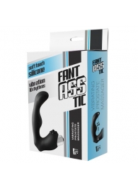 Черный вибромассажер простаты FantASStic Vibrating Prostate Massager - 11,3 см. - Dream Toys - в Якутске купить с доставкой