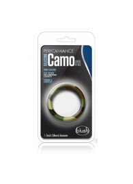 Эрекционное кольцо камуфляжной расцветки Silicone Camo Cock Ring - Blush Novelties - в Якутске купить с доставкой