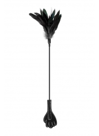Двусторонний стек-щекоталка Sweet Caress Feather Whip - 58 см. - Sweet Caress - купить с доставкой в Якутске