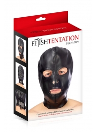 Маска-шлем с прорезями для глаз и рта - Fetish Tentation - купить с доставкой в Якутске