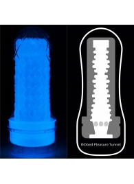 Светящийся в темноте мастурбатор Lumino Play Masturbator Ribbed - Lovetoy - в Якутске купить с доставкой