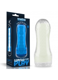 Светящийся в темноте мастурбатор Lumino Play Masturbator Ribbed - Lovetoy - в Якутске купить с доставкой