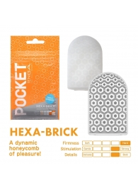 Карманный мастурбатор HEXA-BRICK - Tenga - в Якутске купить с доставкой