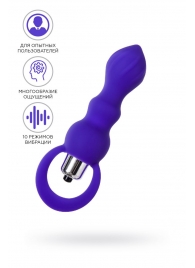 Фиолетовая анальная вибровтулка Curvy - 14 см. - ToyFa в Якутске Фиолетовая анальная вибровтулка Curvy - 14 см. - ToyFa