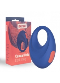 Синее эрекционное кольцо RRRING Casual Date Cock Ring - FeelzToys - в Якутске купить с доставкой