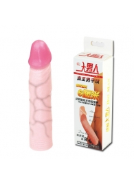 Удлиняющая насадка на пенис Deep Love - 21,5 см. - Baile - в Якутске купить с доставкой