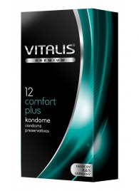 Контурные презервативы VITALIS PREMIUM comfort plus - 12 шт. - Vitalis - купить с доставкой в Якутске