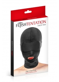 Сплошная маска на голову с прорезью для рта - Fetish Tentation - купить с доставкой в Якутске
