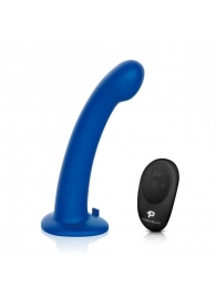 Синяя насадка Remote Control P-Spot G-Spot с черными трусиками - 20 см. - Pegasus - купить с доставкой в Якутске