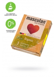 Экологически чистые презервативы Masculan Organic - 3 шт. - Masculan - купить с доставкой в Якутске