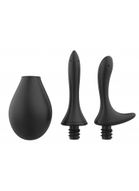 Черный анальный душ Nexus Anal Douche Set с 2 сменными насадками - Nexus Range - купить с доставкой в Якутске