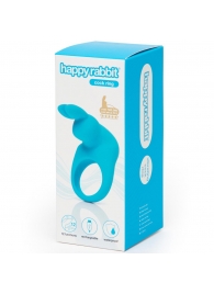 Голубое эрекционное виброкольцо Happy Rabbit Rechargeable Rabbit Cock Ring - Happy Rabbit - в Якутске купить с доставкой