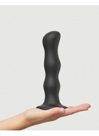 Черная насадка Strap-On-Me Dildo Geisha Balls size XL - Strap-on-me - купить с доставкой в Якутске