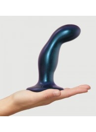 Темно-синяя насадка Strap-On-Me Dildo Plug Snaky size M - Strap-on-me - купить с доставкой в Якутске