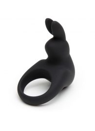 Черное эрекционное виброкольцо Happy Rabbit Rechargeable Rabbit Cock Ring - Happy Rabbit - в Якутске купить с доставкой