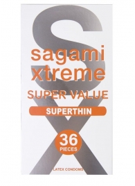 Ультратонкие презервативы Sagami Xtreme Superthin - 36 шт. - Sagami - купить с доставкой в Якутске