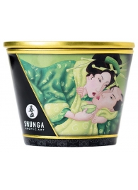 Массажная свеча Exotic Green Tea с ароматом зелёного чая - 170 мл. - Shunga - купить с доставкой в Якутске