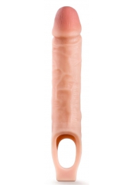 Телесная насадка на пенис 10 Inch Cock Sheath Extender - 25 см. - Blush Novelties - в Якутске купить с доставкой