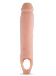 Телесная насадка на пенис 11.5 Inch Cock Sheath Penis Extender - 29,2 см. - Blush Novelties - в Якутске купить с доставкой