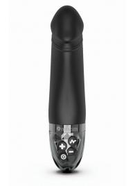 Черный вибратор с электростимуляцией Real Deal Neal - 16,5 см. - MyStim - купить с доставкой в Якутске