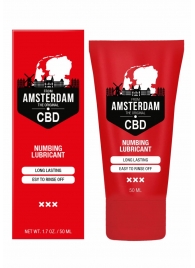 Пролонгирующий лубрикант Numbing CBD from Amsterdam - 50 мл. - Shots Media BV - купить с доставкой в Якутске