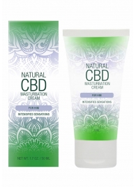 Крем для мастурбации для мужчин Natural CBD Masturbation Cream For Him - 50 мл. - Shots Media BV - купить с доставкой в Якутске