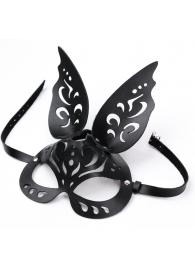 Черная ажурная маска  Зайка  с ушками - Crazy Handmade - купить с доставкой в Якутске Черная ажурная маска  Зайка  с ушками - Crazy Handmade - купить с доставкой в Якутске