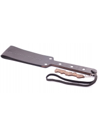 Гладкий мягкий удлиненный пэддл с заклепками - 32 см. - Crazy Handmade - купить с доставкой в Якутске Гладкий мягкий удлиненный пэддл с заклепками - 32 см. - Crazy Handmade - купить с доставкой в Якутске