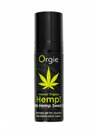 Возбуждающий интимный гель для пар ORGIE Hemp Intense Orgasm - 15 мл. - ORGIE - купить с доставкой в Якутске Возбуждающий интимный гель для пар ORGIE Hemp Intense Orgasm - 15 мл. - ORGIE - купить с доставкой в Якутске