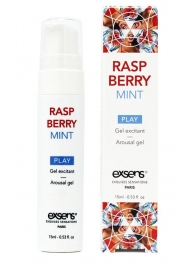 Возбуждающий гель Raspberry Mint с ароматом малины и мяты - 15 мл. - Exsens - купить с доставкой в Якутске