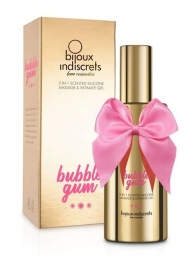 Гель с ароматом жвачки Bubblegum 2-in-1 Scented Silicone Massage And Intimate Gel - 100 мл. - Bijoux Indiscrets - купить с доставкой в Якутске