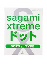 Презерватив Sagami Xtreme Type-E с точками - 1 шт. - Sagami - купить с доставкой в Якутске