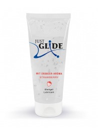 Лубрикант на водной основе Just Glide Strawberry с ароматом клубники - 200 мл. - Orion - купить с доставкой в Якутске