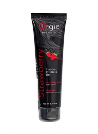 Интимный гель на водной основе Lube Tube Strawberry с клубничным вкусом - 100 мл. - ORGIE - купить с доставкой в Якутске
